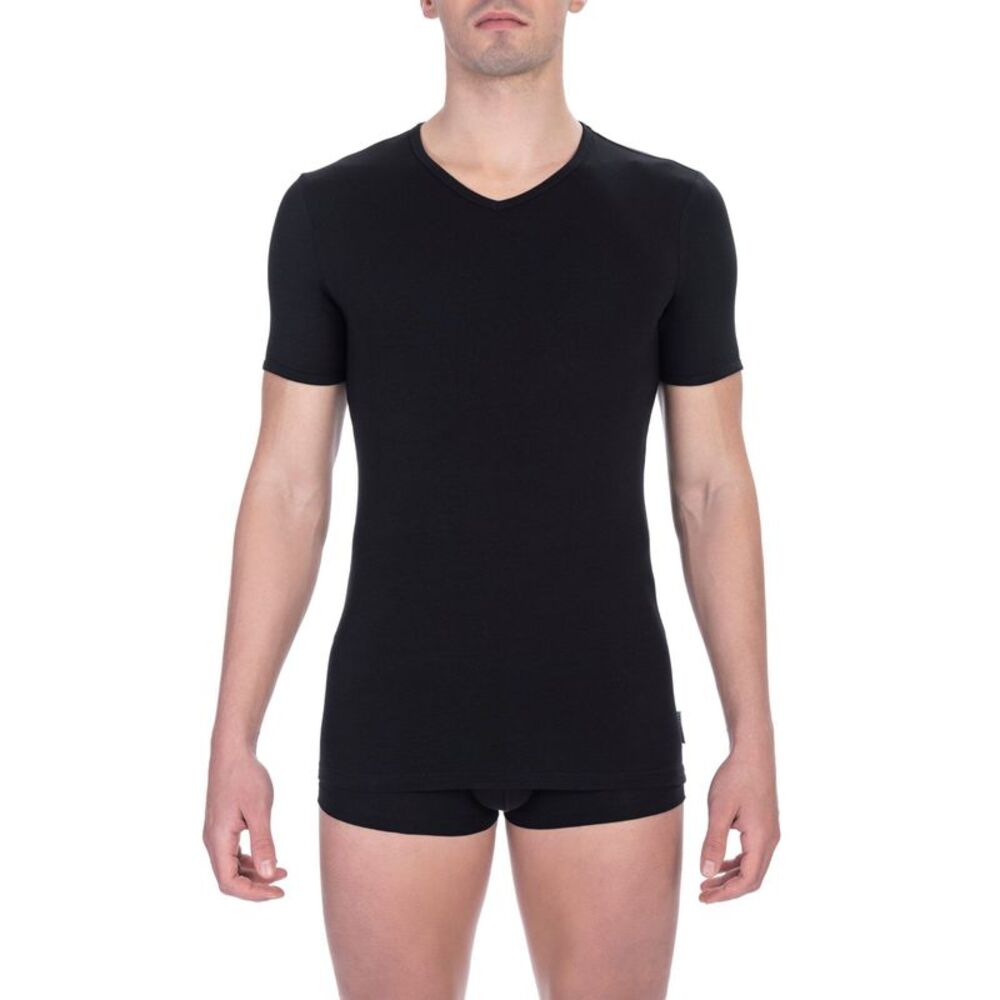 Bikkembergs Black Cotton Men Men's T-Shirt